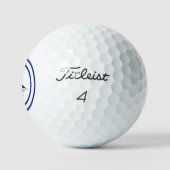 Nautische Tee Time Golfballen (Logo)