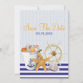 Nautische Theme Wedding Save the Date (Voorkant)