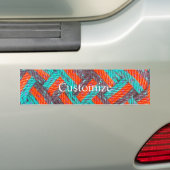 Nautische Touw Mat Thunder_Cove Bumpersticker (Op auto)