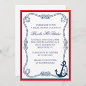 Nautische uitnodiging (Voorkant / Achterkant)