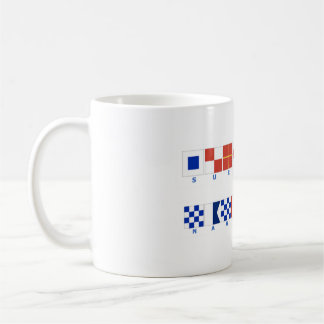 Nautische vlag Surfside Nantucket Mok