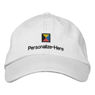 Nautische Vlag "Z" Gepersonaliseerde Boater's Pet