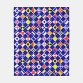 Nautische vlaggen Decor Fleece Deken (Voorkant)