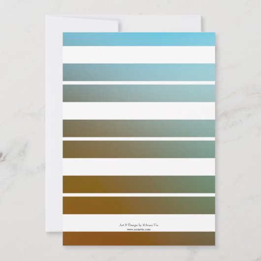 Nautische Vuurtoren Bruiloft Dank u Kaart (Achterkant)