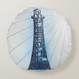 nautische vuurtoren rond kussen