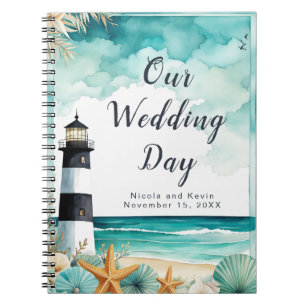 Nautische Vuurtoren Wedding Planner Notitieboek