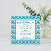 nautische zeilboot Baby-strooi Kaart (Staand voorkant)