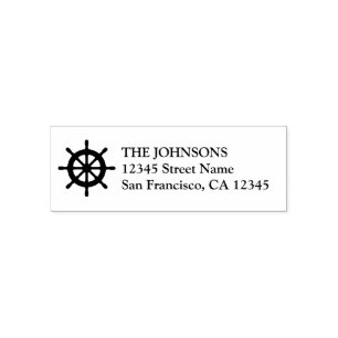 Nautische zelfinkerende adresstempels voor scheeps  zelfinktende stempel