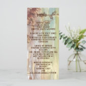 Nautische zonsondergang op strandflatmenu menu (Staand voorkant)