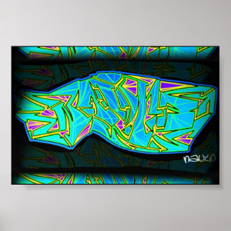 Nauto Graffiti Poster
