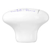 Nauw in liefde met jou keramische knop (Zijkant)