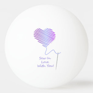 Nauw in liefde met jou pingpongballen