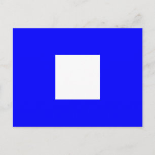 Nauwe alfabet vlag Signal Letter P Briefkaart