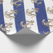 Nauwe bevestiging op Waterverf strepen Cadeaupapier (Hoek)