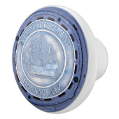 Nauwe mangat deksel schip keramische knop (Rechts)