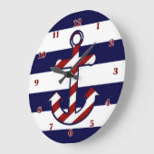 Nauwe wandklok met bevestiging grote klok (Hoek)