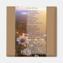 Nauwelijks krassen op het oppervlak gedicht magneet