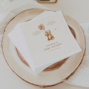 Nauwelijks wachten Neutraal Baby shower Servet