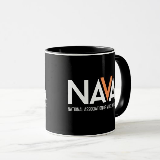 NAVA Black Mug (Devant droit)