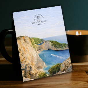 Navagio Beach, Ionische Eilanden Griekenland Aqu Briefkaart