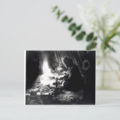 Navaho silversmith, c.1915 briefkaart (Staand voorkant)