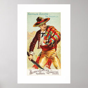 Navaja Knife uit de reeks van de Armen der Volken Poster