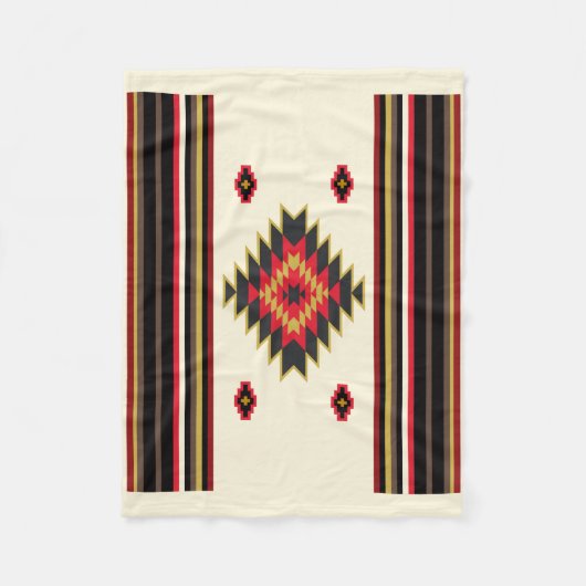 Navajo Blanket Design 6 Fleece Deken (Voorkant)