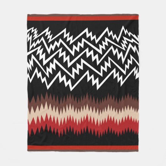 Navajo Blanket Design 9 Fleece Deken (Voorkant)