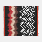 Navajo Blanket Design 9 Fleece Deken (Voorkant (Horizontaal))