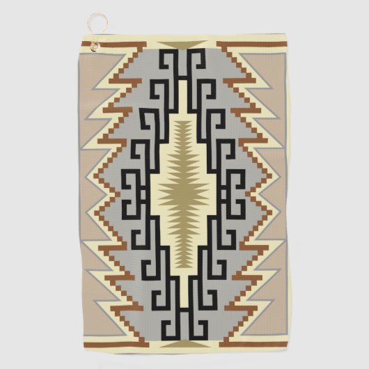 Navajo Design-2 Golf Towel Golfhanddoek (Voorkant)
