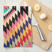 Navajo Design-7 Serviettes de cuisine (Quart Plié)