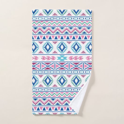 Navajo Ethnic Tribal Pattern Bath Towel Set Bad Handdoek (Handdoek)