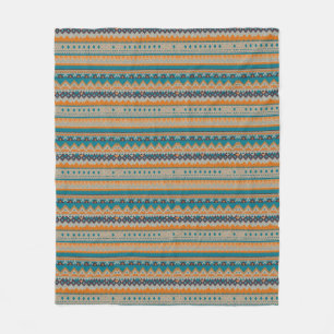 Navajo Indian Design Blanket Fleece Deken