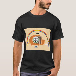 Navajo natie - navajo natie vlag - grote zegel t-shirt