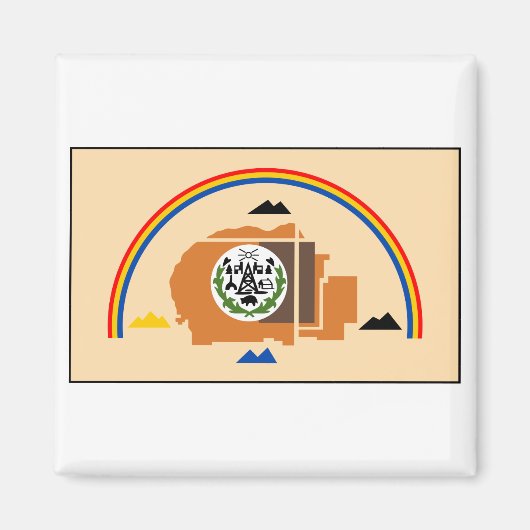 Navajo Nation Flag Magneet (Voorkant)