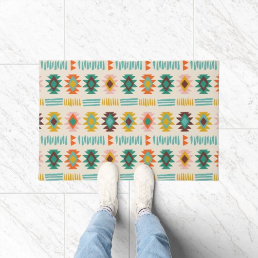 Navajo Native American Pattern Deurmat (Binnen)