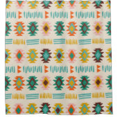 Navajo Native American Pattern Douchegordijn (Voorkant)