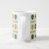 Navajo Native American Pattern Extra Grote Beker (Achterkant)