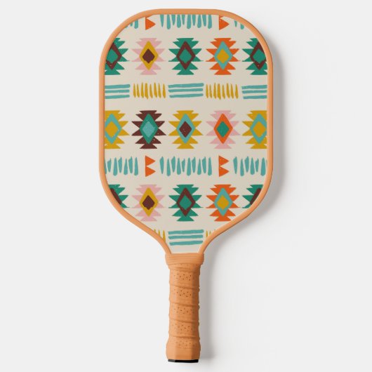 Navajo Native American Pattern Pickleball Paddle (Achterkant)