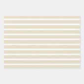 Navajo Neutral Stripes Inpakpapier Vel (Voorkant 2)