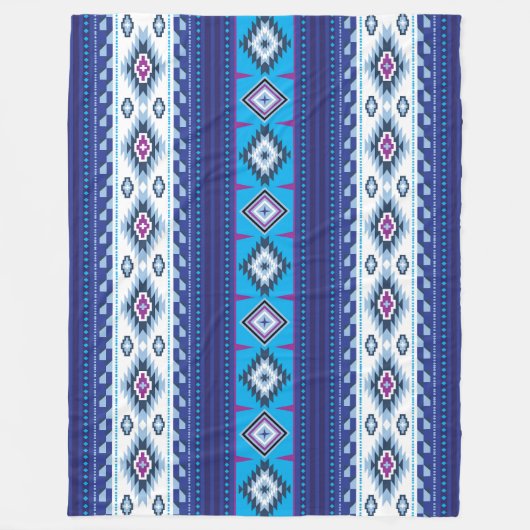 Navajo Pattern Design-11 Blanket Fleece Deken (Voorkant)