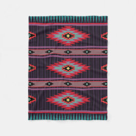 Navajo Pattern Design-7 Blanket Fleece Deken