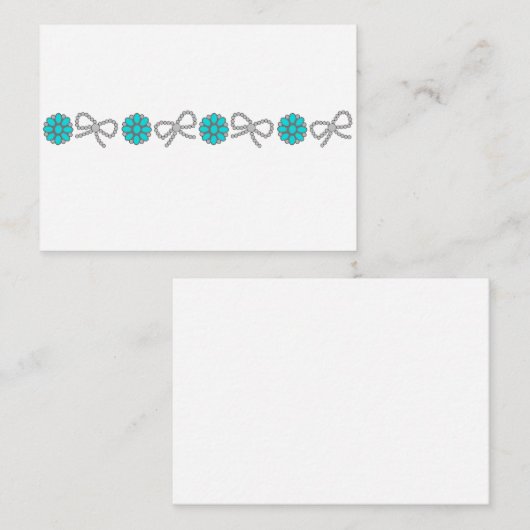 Navajo Pearl Bow Kaart (Voorkant / Achterkant)