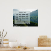 Navajo Prayer Walk in Beauty Poster (Keuken)