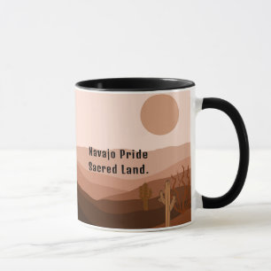 Navajo Pride Typographie Spirit Mug
