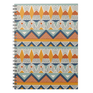 Navajo stijl naadloos patroon ontwerp notitieboek