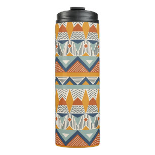 Navajo stijl naadloos patroon ontwerp thermosbeker