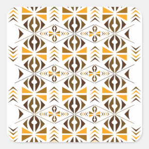 Navajo Vierkante Sticker