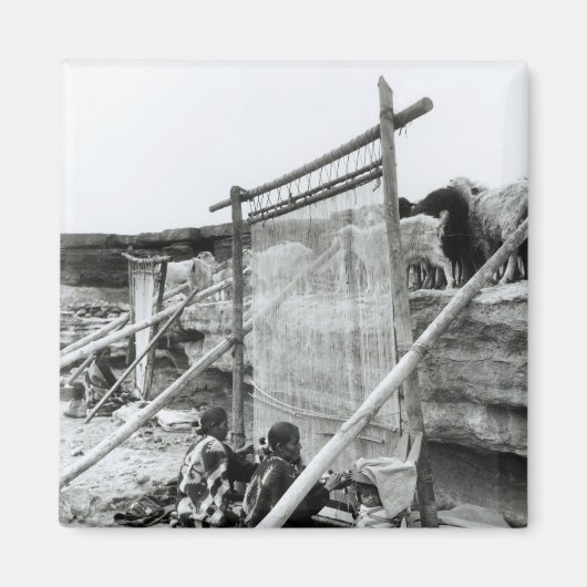 Navajo wevers, c.1914 magneet (Voorkant)