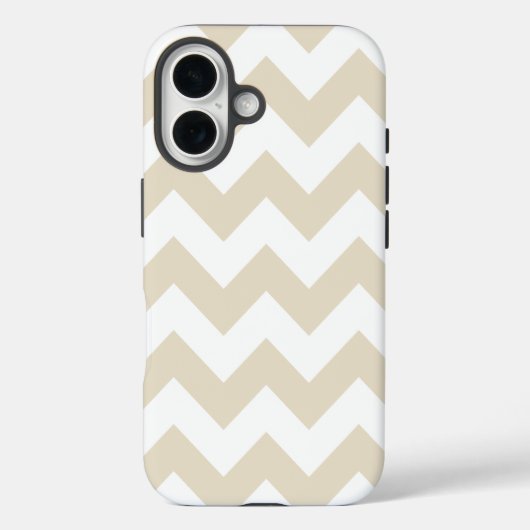 Navajo White Neutral Chevrons Case-Mate iPhone Case (Achterkant)